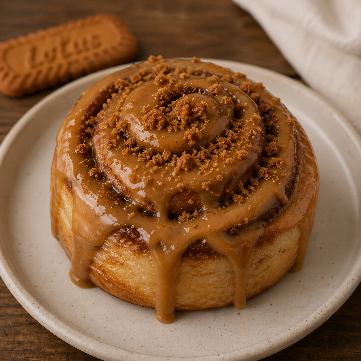 Biscoff crunch roll
